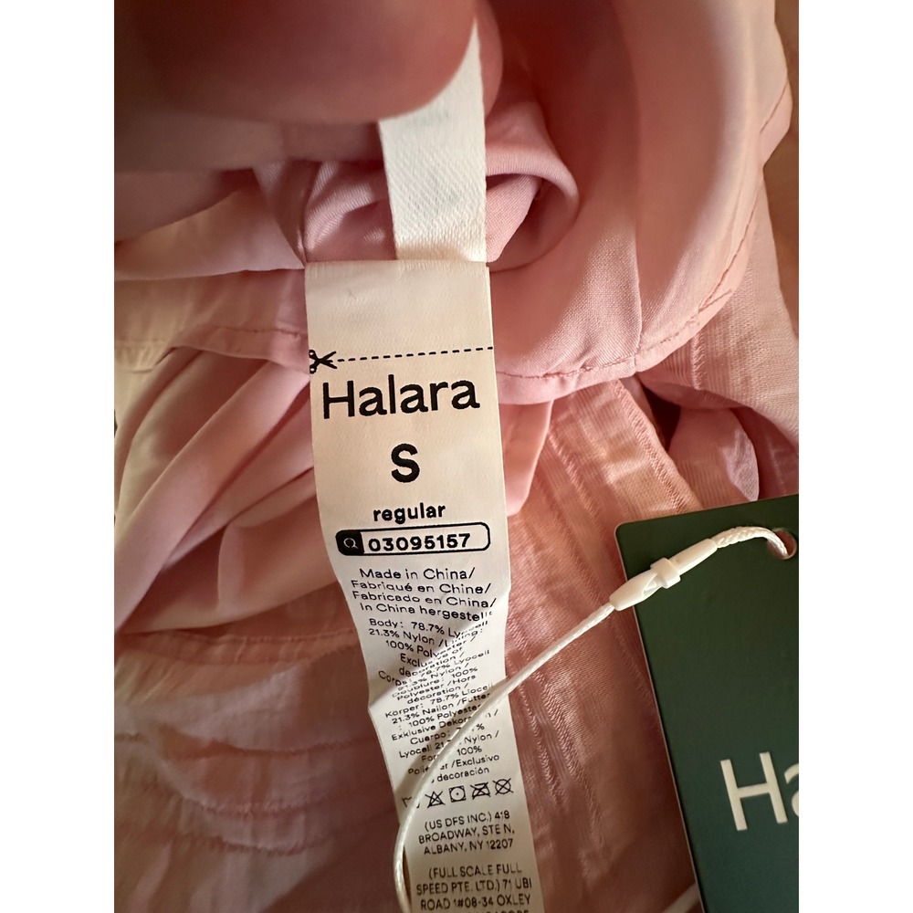 Halara Maxi Skirt S Pink Tiered Smocked Coquette Balletcore Boho Romantic Flowy - Picture 7 of 7